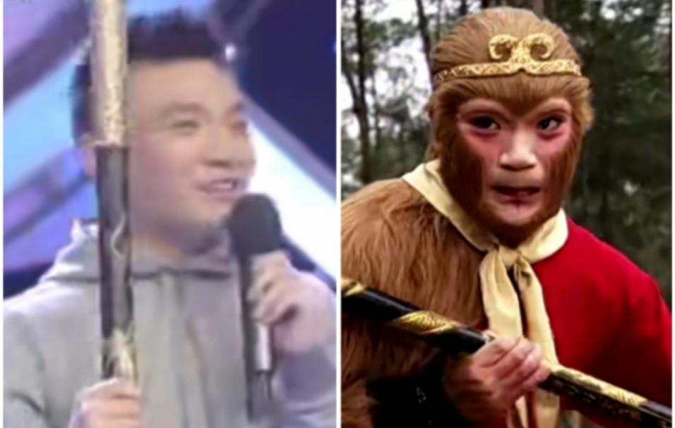 欣赏一下费振翔孙悟空的帅气棍花秀