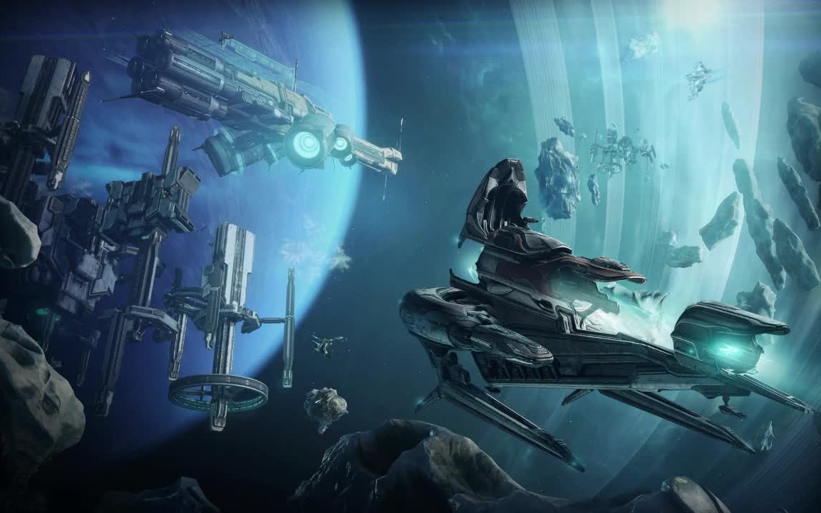 星际战甲warframeost登陆界面背景音乐航道星舰重置