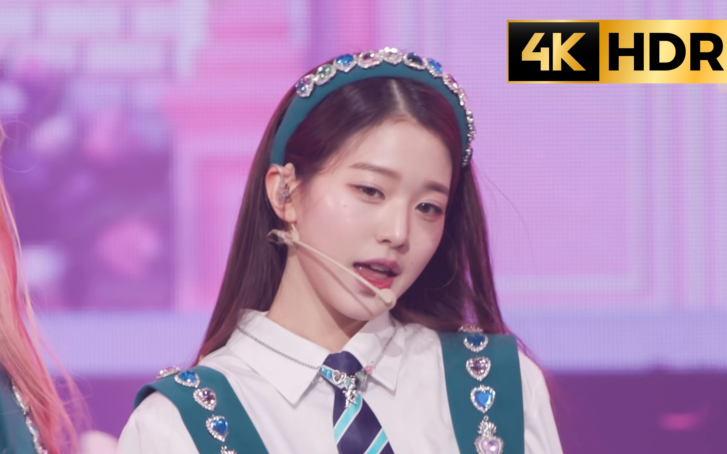 【ive 张元英】4k|love dive|音乐银行|k-pop运镜直拍|220415