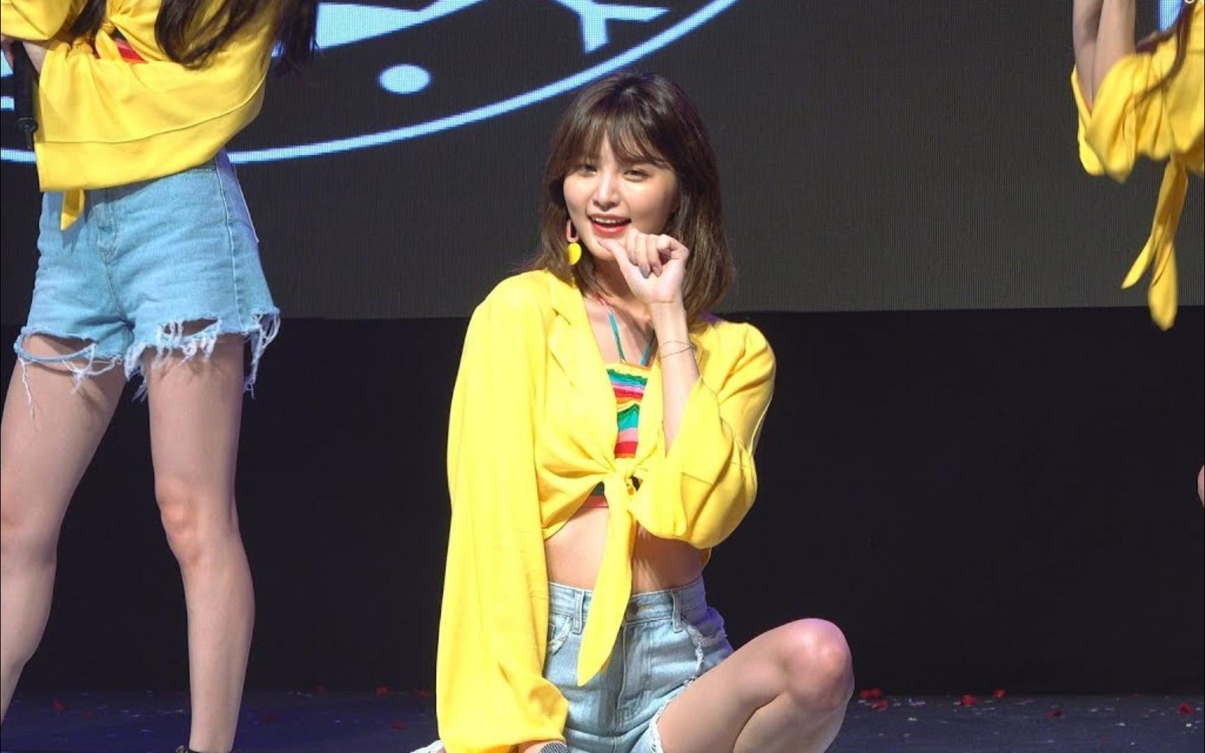 【kpop饭拍考古】20180920 exid朴正花 - hotpink fancam