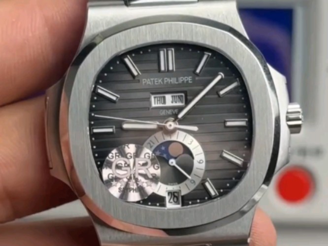 gr厂百达翡丽鹦鹉螺5726腕表详细开箱视频评测解说,您知道其中细节