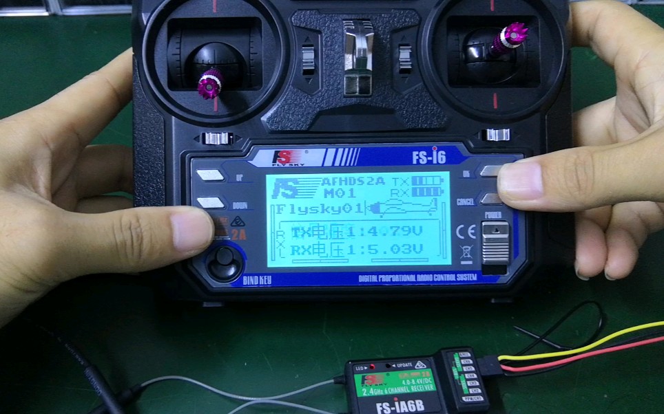 富斯i6,i6x遥控器和ia6b接收机对码对频_哔哩哔哩_bilibili