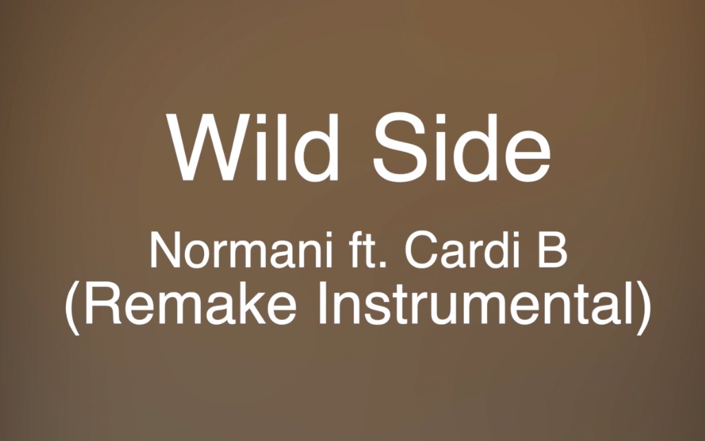normani - wild side (feat. cardi b) (remake instrumental)
