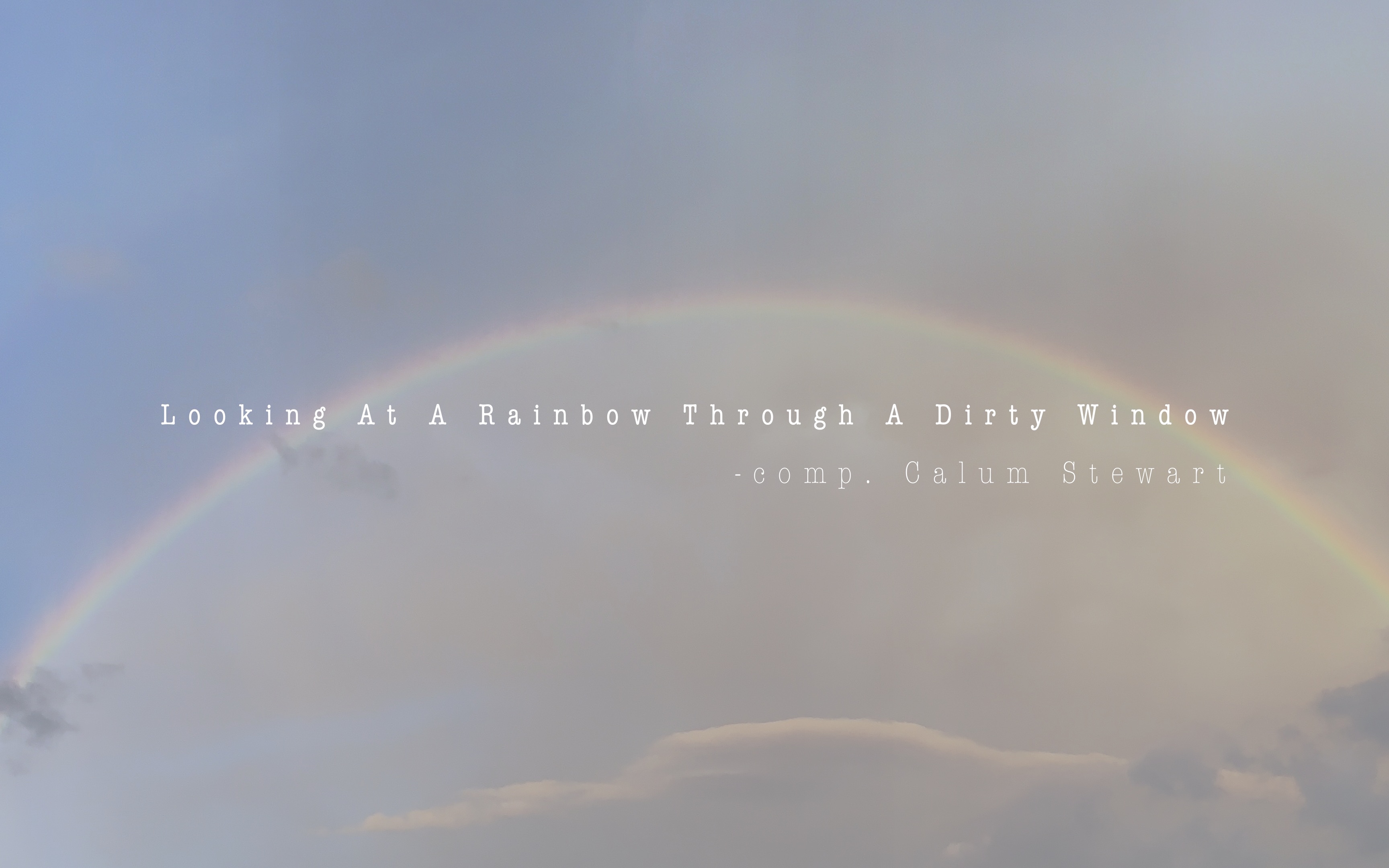 [图]【爱尔兰长笛】Looking At A Rainbow Through A Dirty Window | 透过脏窗看彩虹