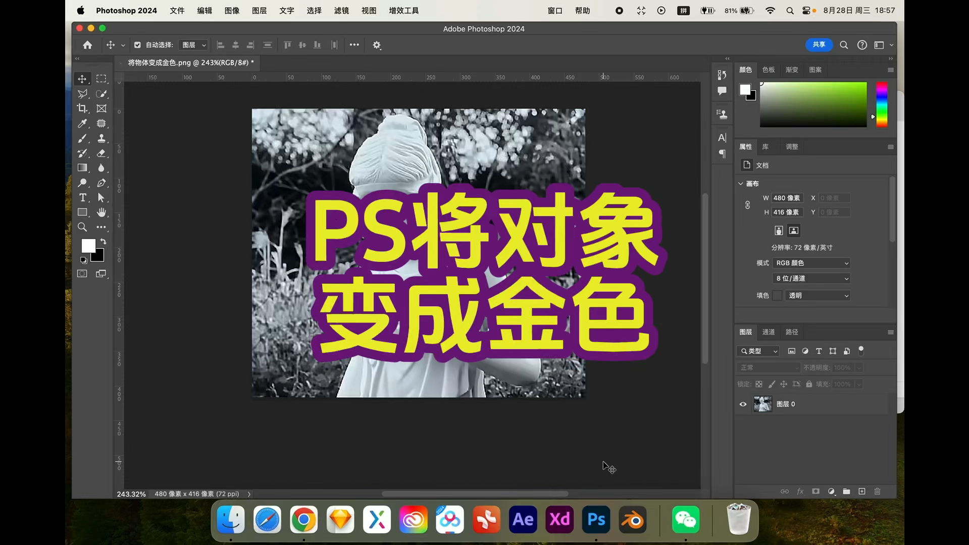 ps怎么把作品变成图片图片