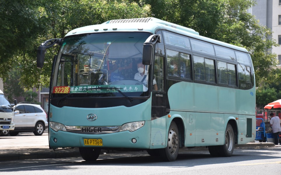天津滨海公交922路 klq6796qae3 行驶实录