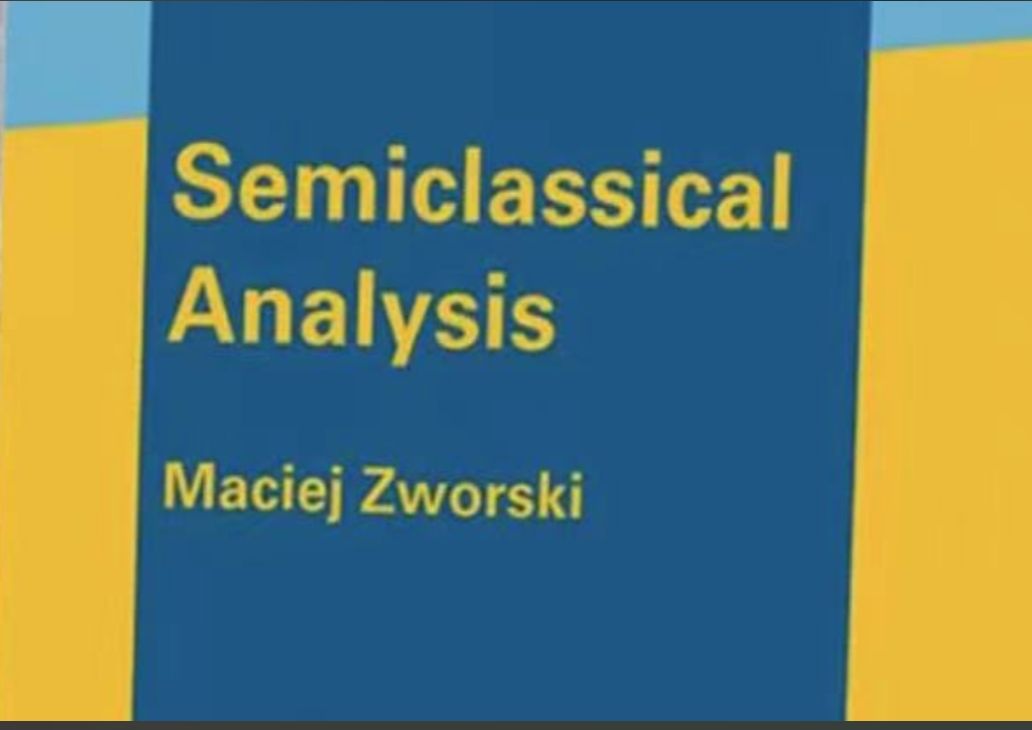 semiclassical analysis 1哔哩哔哩bilibili