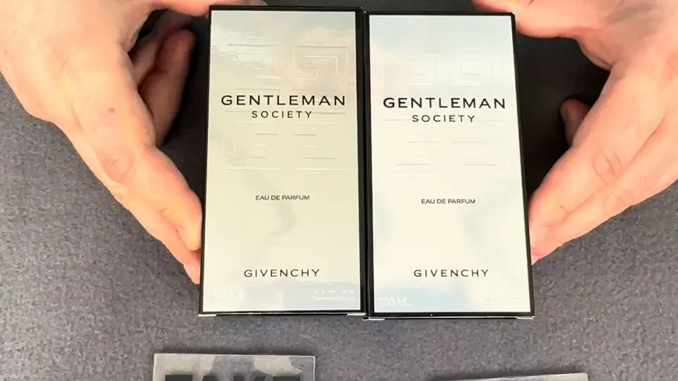 辨别，假vs 真Givenchy Gentleman Society 香水，第2部_哔哩哔哩_bilibili