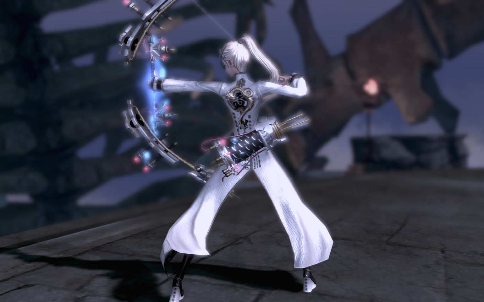 剑灵新职业弓手投影寺院第一视角黎明派系无秘功牌