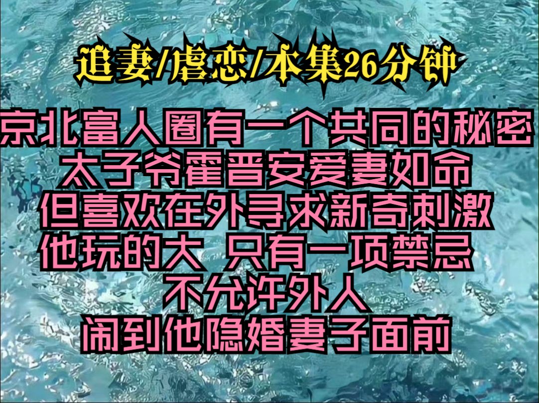 《你好难哄》京北富人圈有一个共同的秘密太子爷霍晋安爱妻如命但喜欢在外寻求新奇刺激他玩的大只有一项禁忌不允许外人闹到他隐婚妻子面前哔哩哔哩...