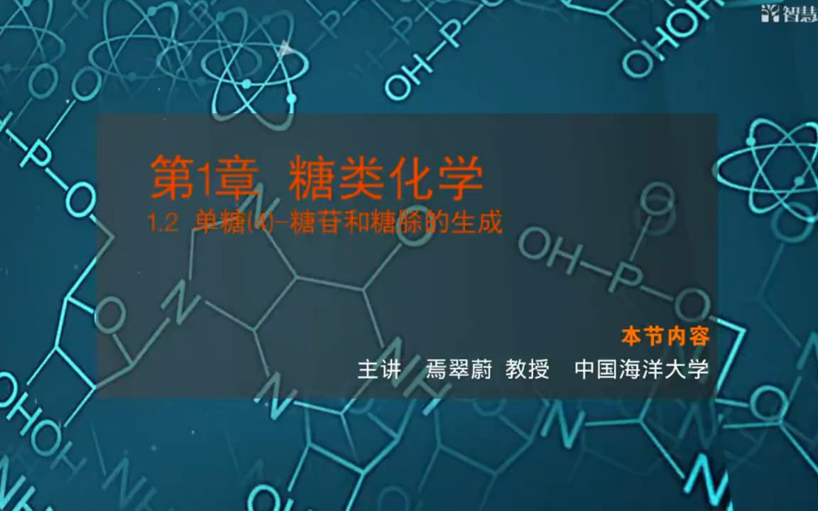 【中国海洋大学 生物化学】3.5单糖糖苷和糖脎的生成哔哩哔哩bilibili