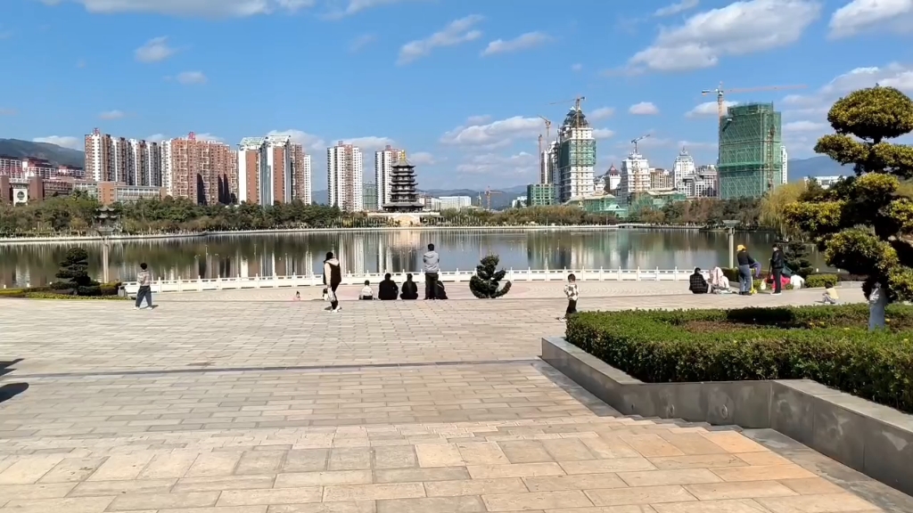 临沧玉龙湖公园图片
