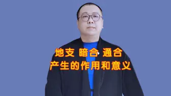 Video herunterladen: 地支 暗合 通合 产生的作用和意义