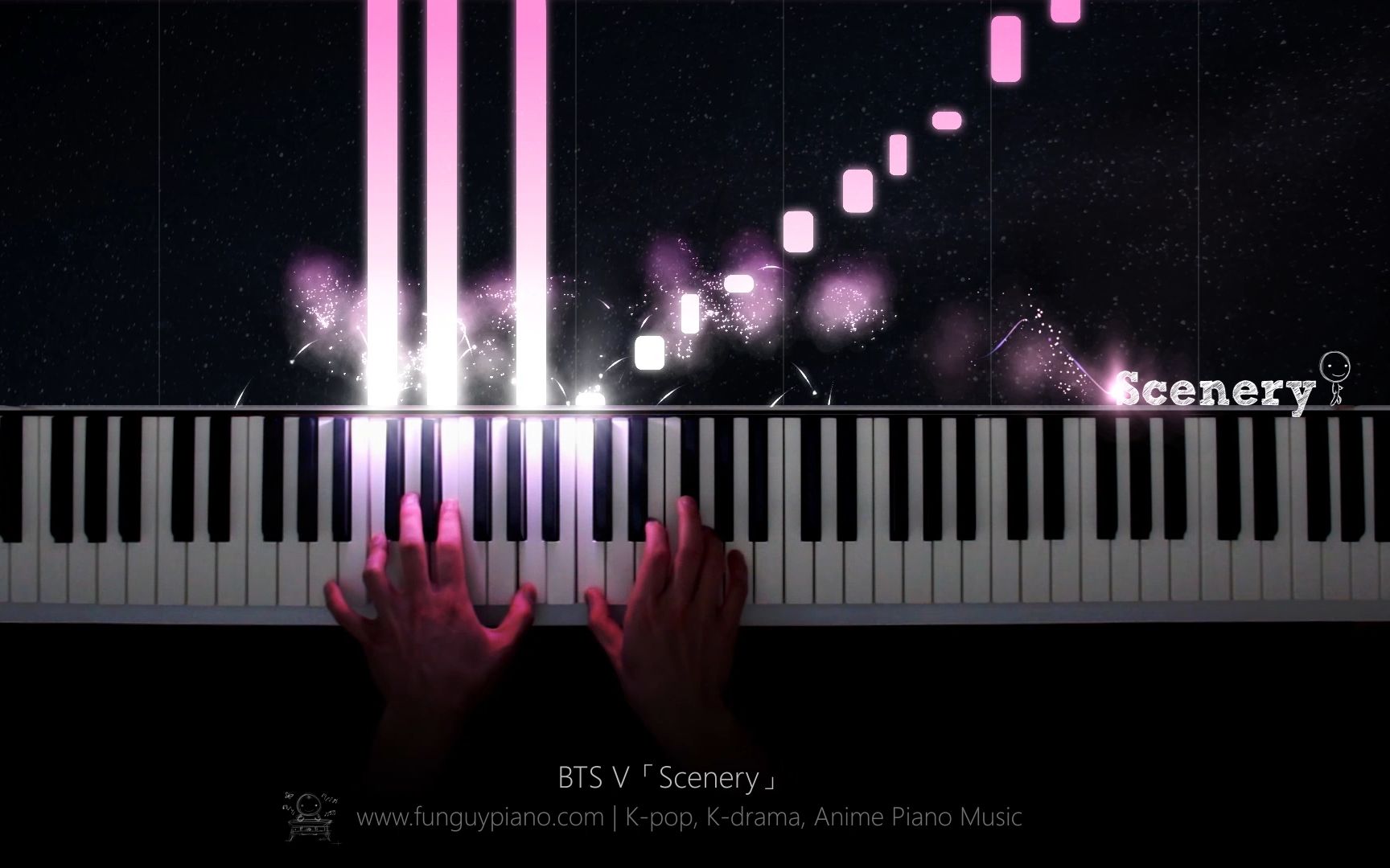 [图]BTS V「风景 Scenery」钢琴