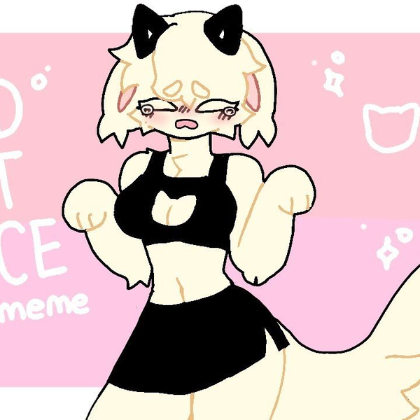 Pink Girl, Sad Cat Dance Meme