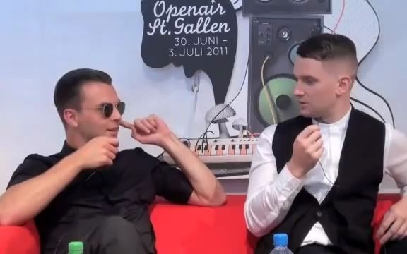 【Hurts】 Swisscom Talk with Hurts @ Openair St. Gallen (2nd July 2011)哔哩哔哩bilibili