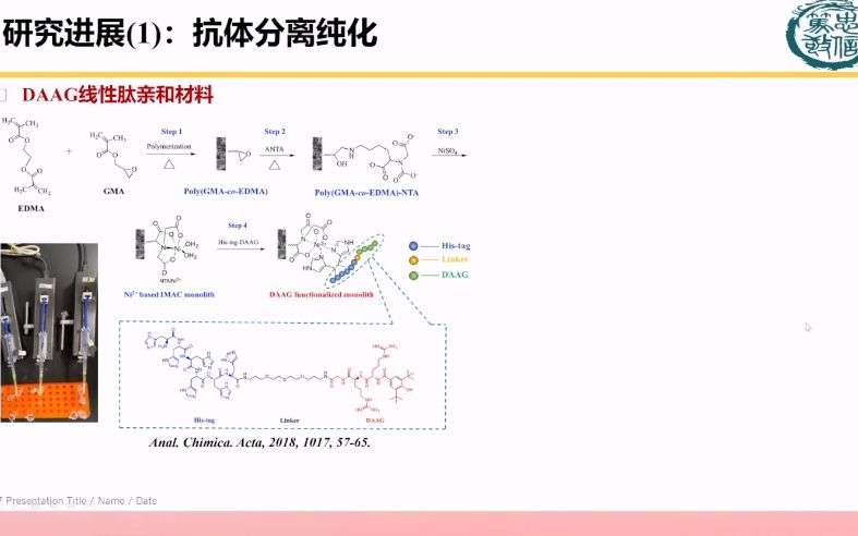 江正瑾 教授(暨南大学药学院)基于表位模拟肽识别的mAbs富集及分析方法研究哔哩哔哩bilibili