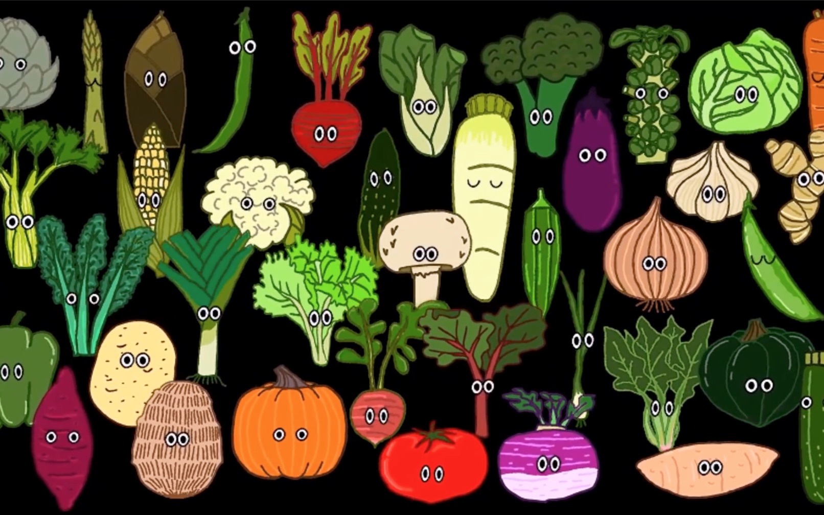 [图]Vegetable Song - The Kids' Picture Show