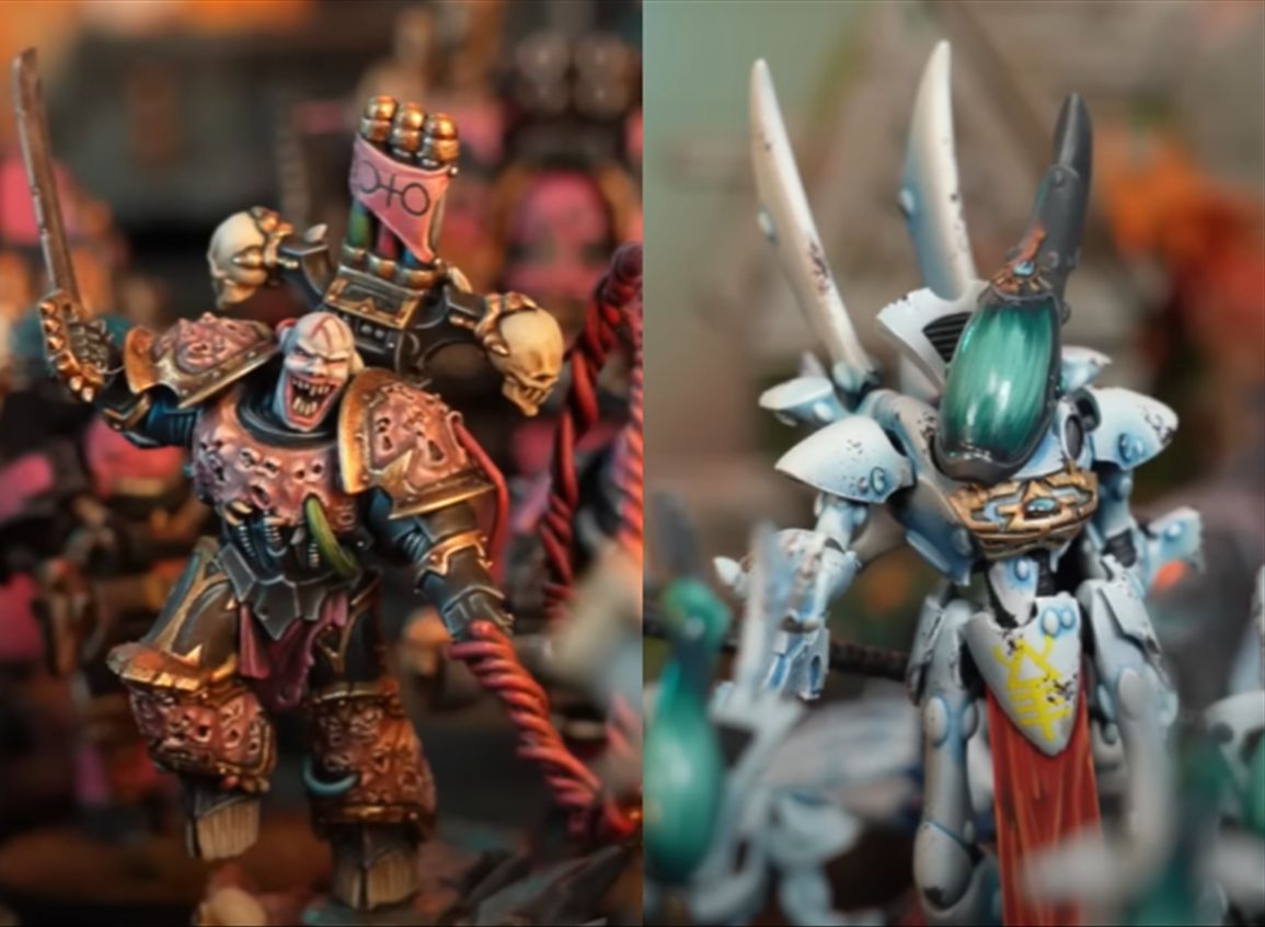 战锤40000 战报 10版 帝皇之子vs灵族 2000分