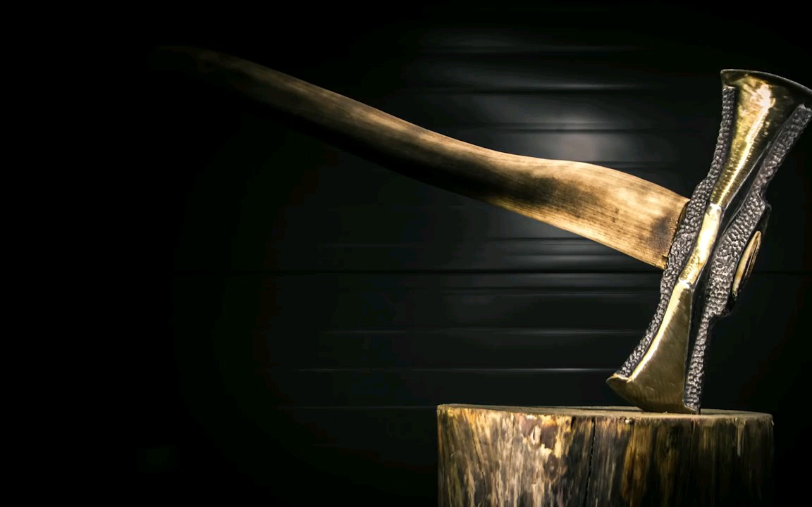 【锻造】斧头系列二:战斗民族的双刃战斧