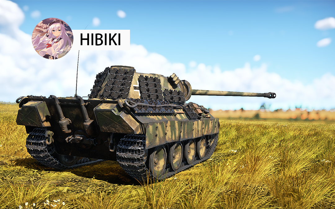 战争雷普另一方面来说她是最适合被改成m10伪装车的豹式黑豹d型中型