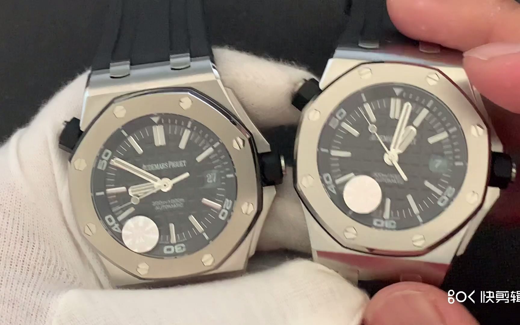 jf爱彼皇家橡树15703复刻表对比皇家橡树15710真假对比测评_哔哩哔哩