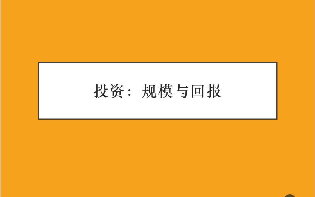 第二讲 第四部分 投资的规模与回报(完)哔哩哔哩bilibili