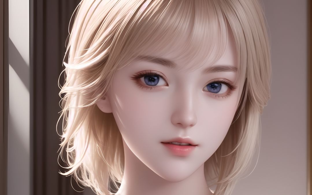 【ai绘画】金发美少女