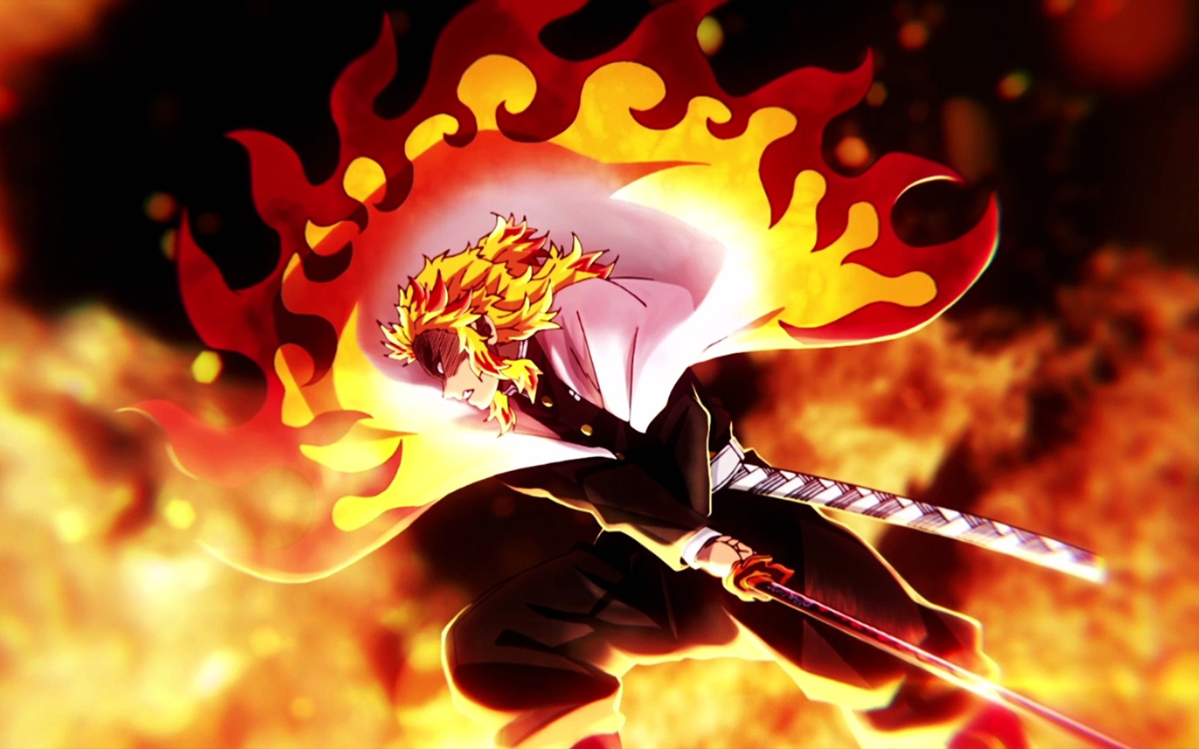 【10月/无限列车tv/第六话】炼狱杏寿郎vs猗窝座(仅炎之呼吸念法)