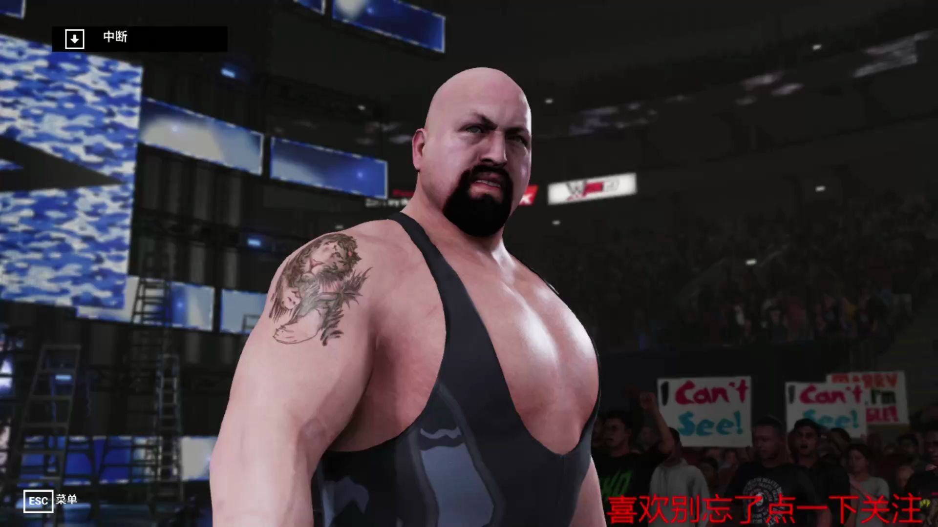 wwe2k19神秘人雷尔vs大秀哥619对战致命铁拳