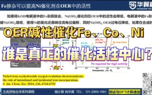 Download Video: OER碱性催化剂Fe、Co、Ni“三剑客”，谁才是真正的催化活性中心？