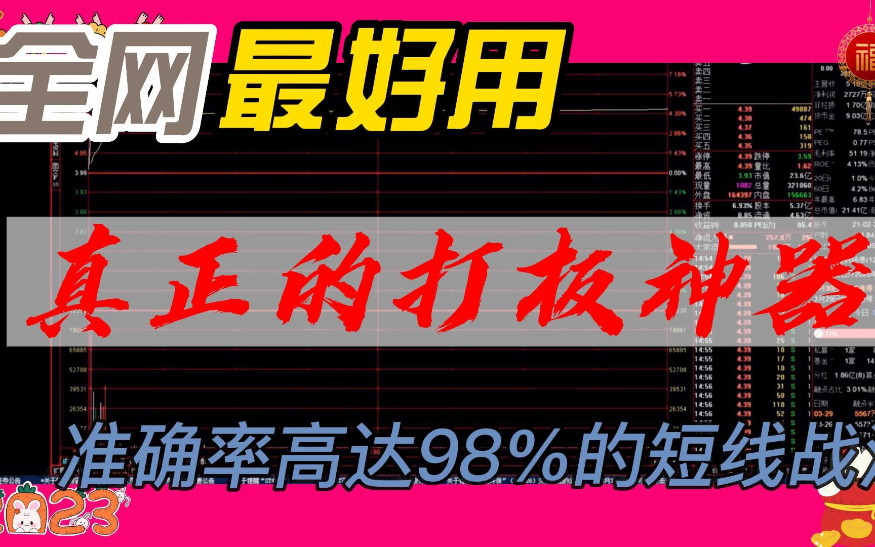 [图]真正的打板神器——准确率高达98%的短线战法，十年操盘手不断总结改良，每周最少抓8个涨停板！