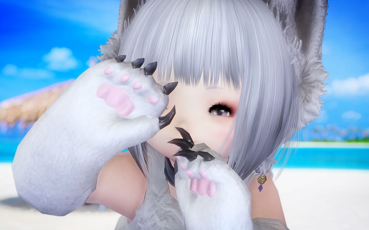 ff14一边跳舞一边换装的拉拉肥你喜欢吗女性拉拉菲尔幻化展示