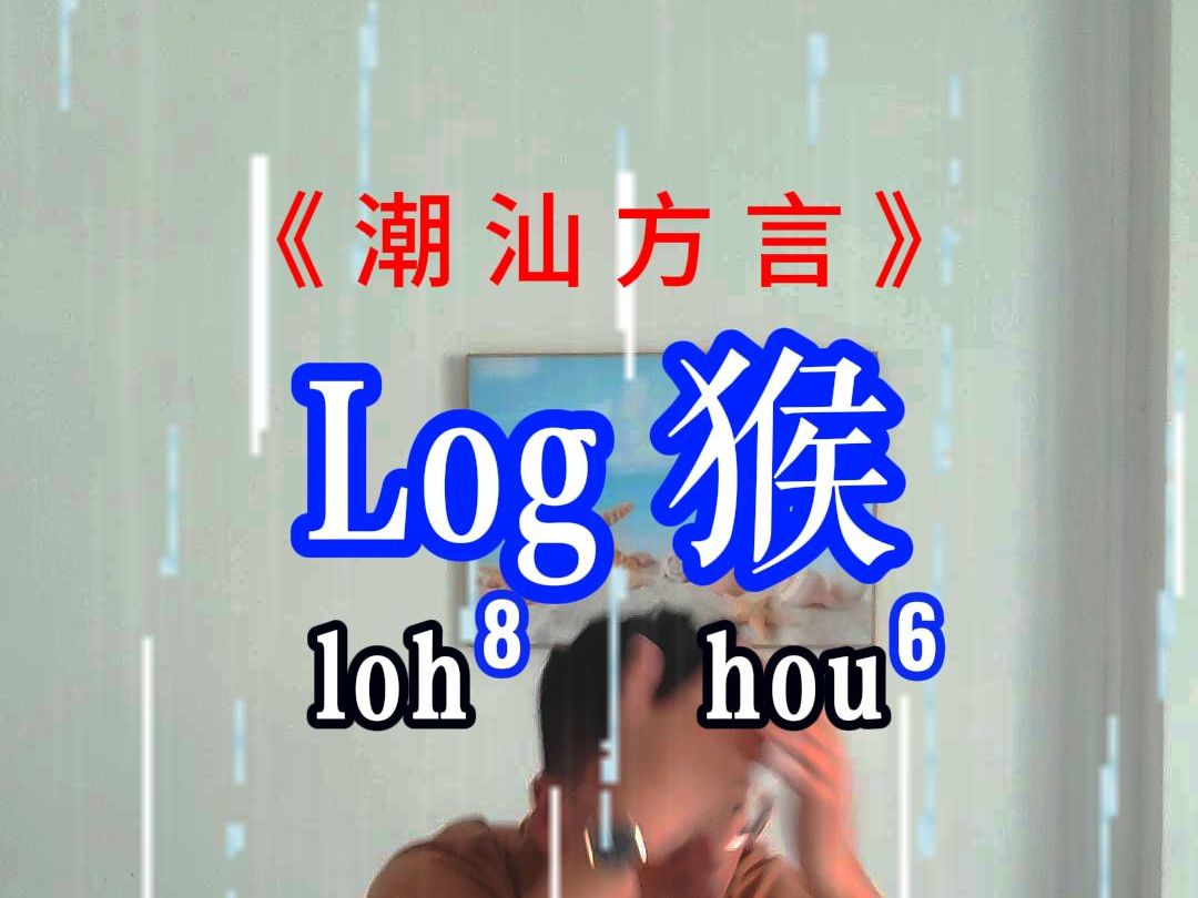 潮汕话“log猴”是什么意思?哔哩哔哩bilibili