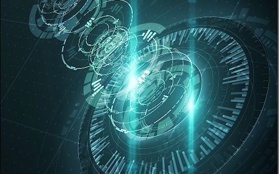 未来科技hud ui特效矢量图