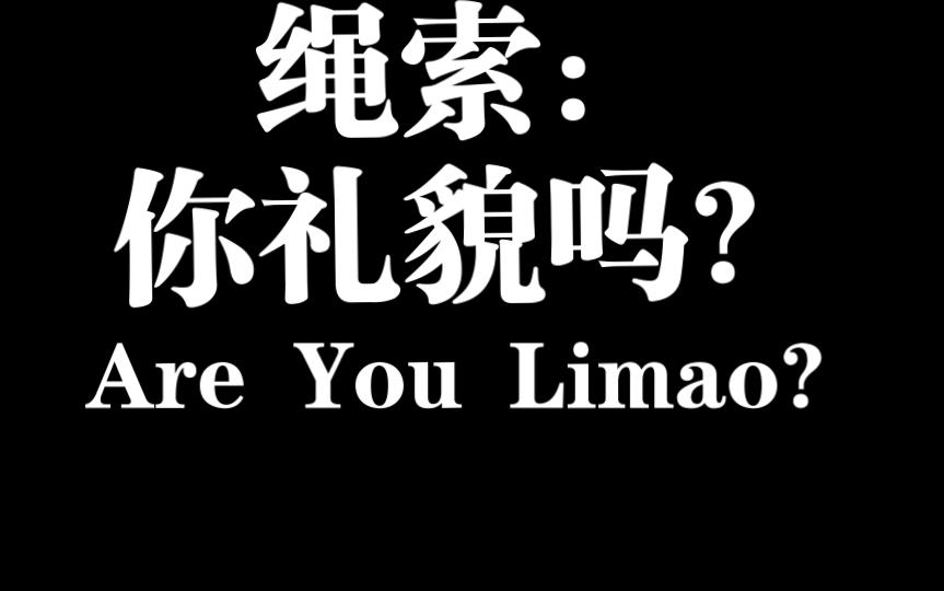 原神层岩巨渊绳索你礼貌吗