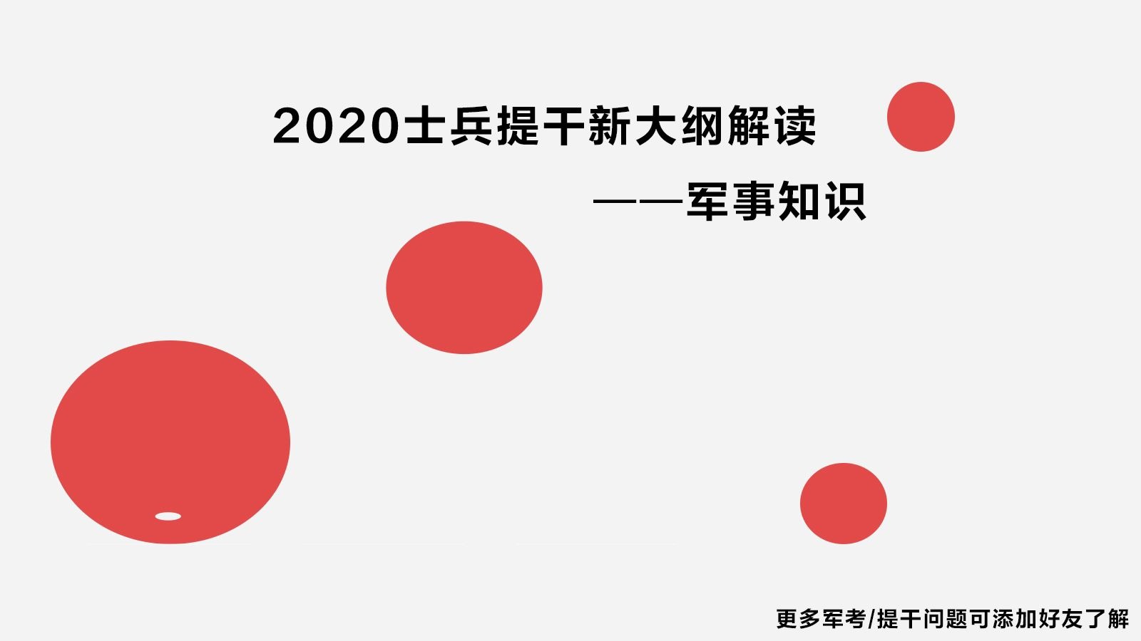 [图]2020士兵提干及军考专升本军事知识变化情况介绍；军事知识新大纲解读与备考建议指导