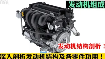 11分钟视频，为你深入剖析发动机结构组成，不懂的你有福了！
