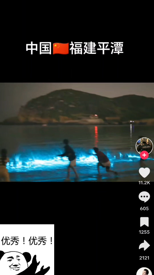 《tiktok》看国内福建福建平潭——蓝眼泪在外网的评论哔哩哔哩bilibili