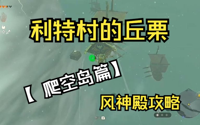 利特村的丘栗【 爬空岛篇】 风神殿攻略 (塞尔达传说王国之泪) 雕小哥单机游戏热门视频