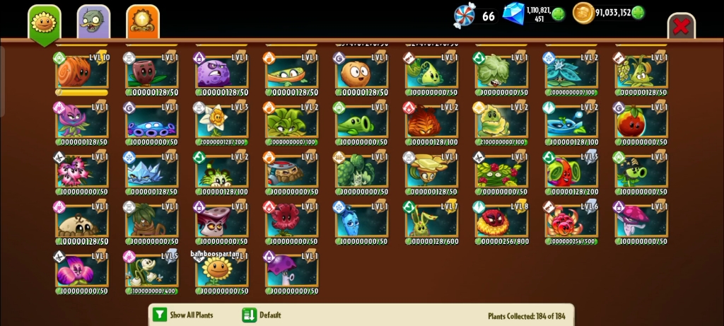 pvz2 國際版 10.5.2版本 新植物