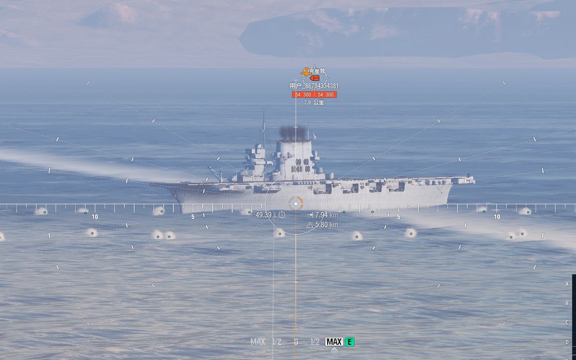 【WOWS】咸阳80血偷航母网络游戏热门视频