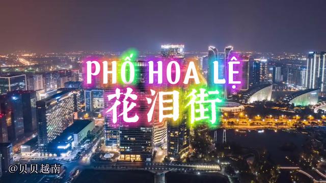 [图]越南流行的歌曲《Phố Hoa Lệ》