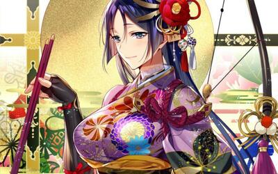 fgo源赖光满羁绊纪念,终于和奶光妈妈领证啦