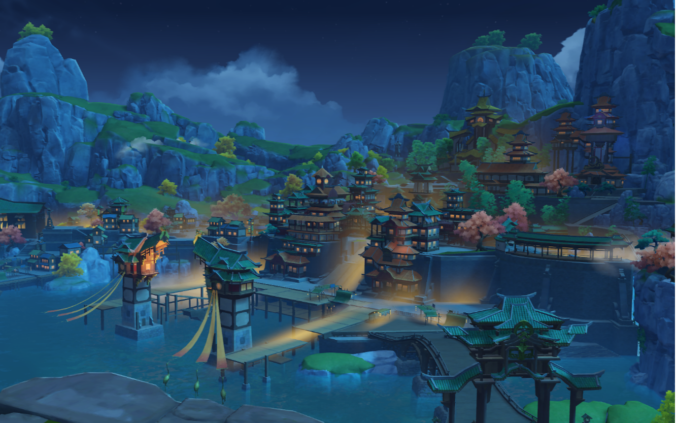 活动作品原神向着璃月进发