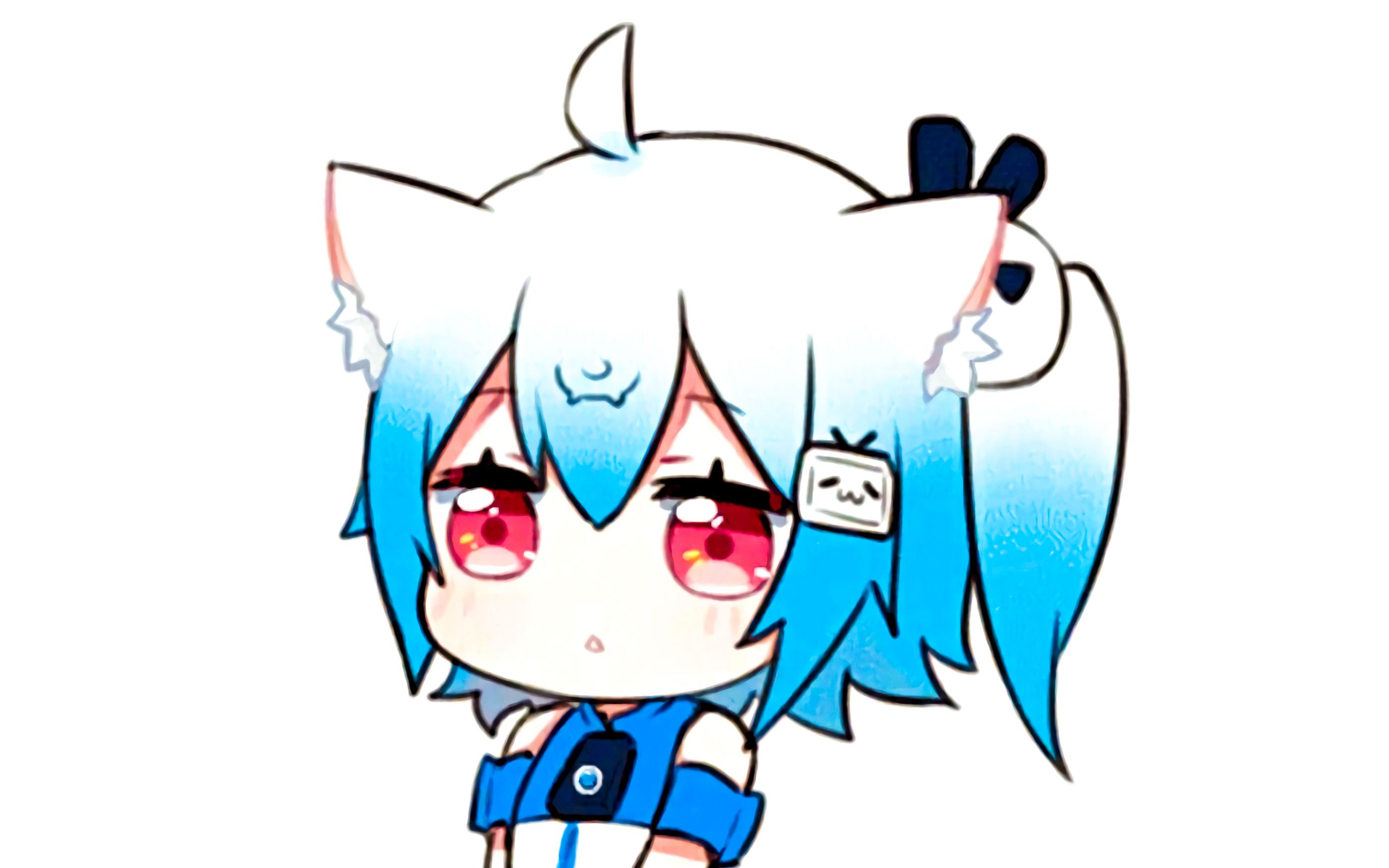 我的世界一起做一只33娘吧minecraft像素画之33娘第一天头发