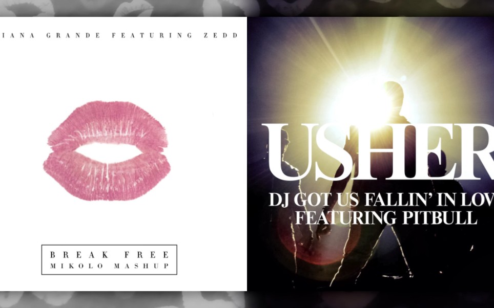 [图]Break Free × Dj Got Us Fallin' In Love Again - Ariana Grande & Usher（Mashup）