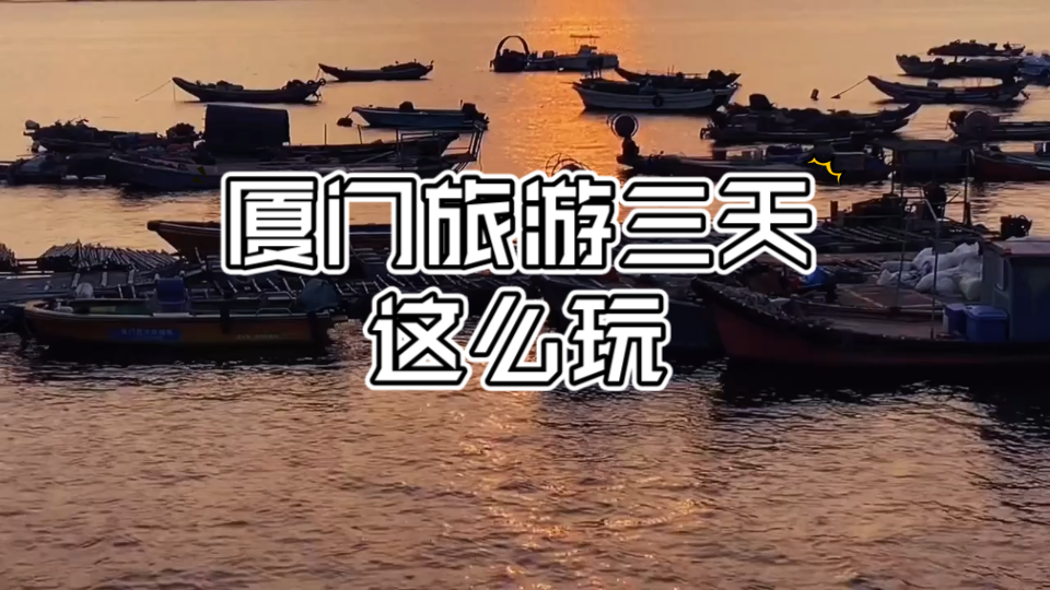 厦门旅行——「三天两夜攻略」哔哩哔哩bilibili