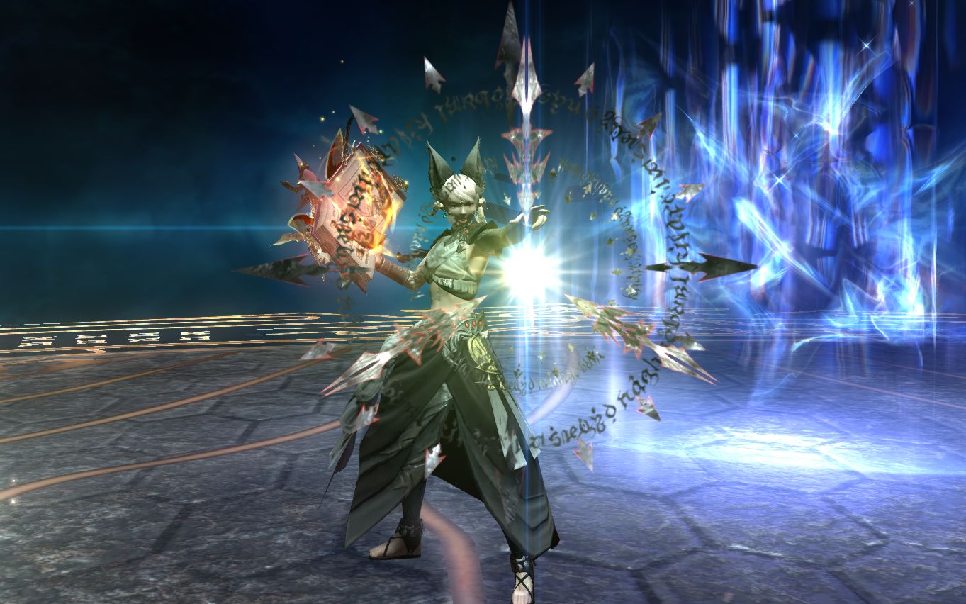 【ff14】绝究极神兵通关纪念!双召唤全程风宝宝本体第一视角