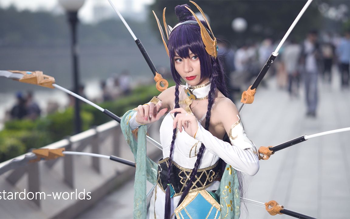 艾瑞莉娅 玉剑传说舞剑仙 刀妹 cos 英雄联盟 2020广州麽多漫展